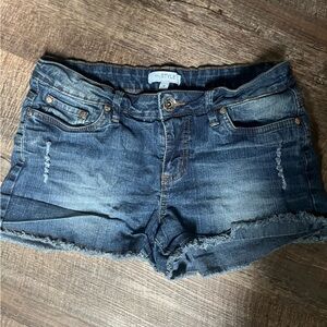 MyStyle Y2K-style low rise jean shorts
